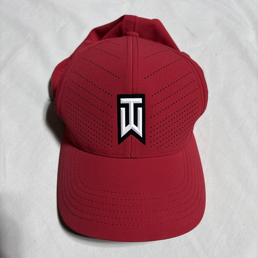 Nike Tiger Woods Legacy91 Golf Cap Red DH1344-687 Men's Hat |L/XL